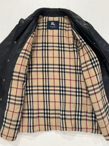 Giacca vintage Burberry in pelle tg 46