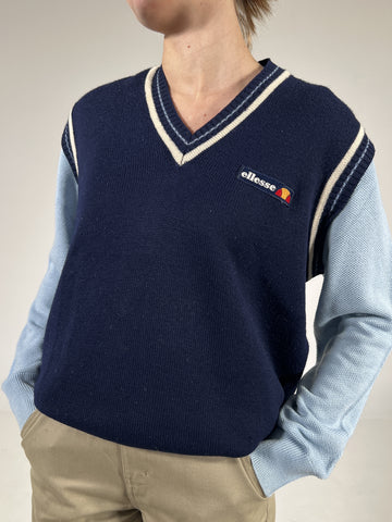 Gilet vintage Ellesse lana tg M/L