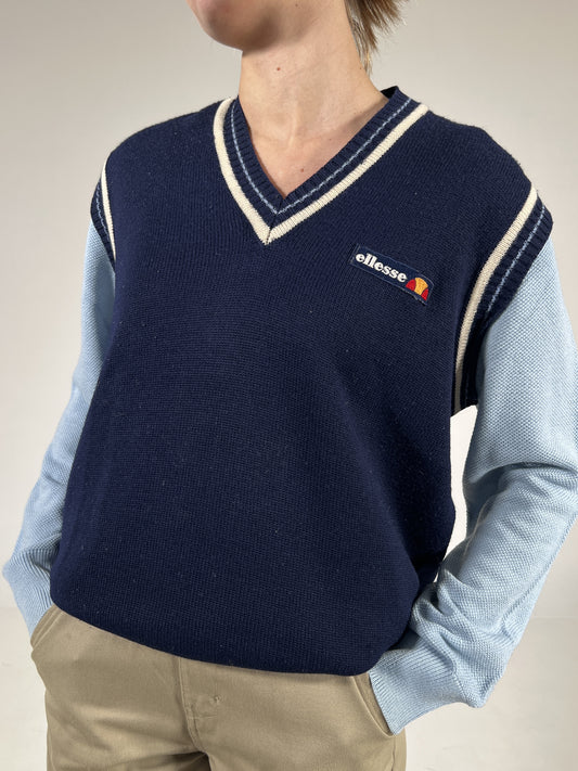 Gilet vintage Ellesse lana tg M/L