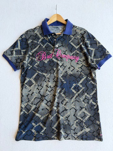 Polo vintage Best Company fantasia tg XL