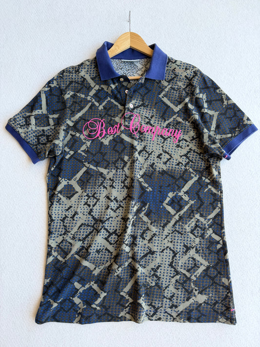 Polo vintage Best Company fantasia tg XL