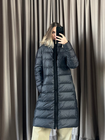 Giacca vintage Moncler piumino antracite tg M