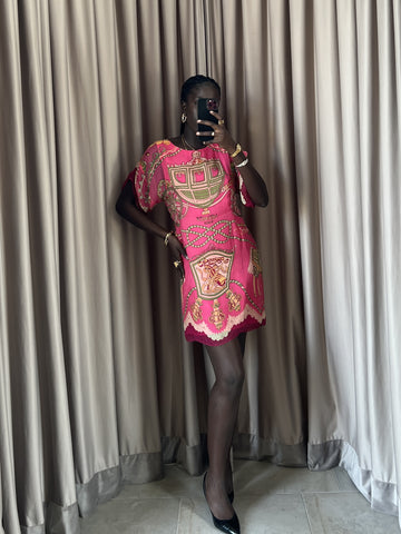 Vestito vintage Hermes seta tg S