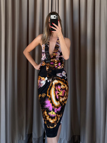 Vestito vintage Roberto Cavalli seta tg 42