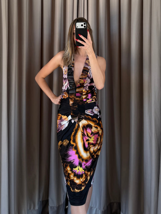 Vestito vintage Roberto Cavalli seta tg 42