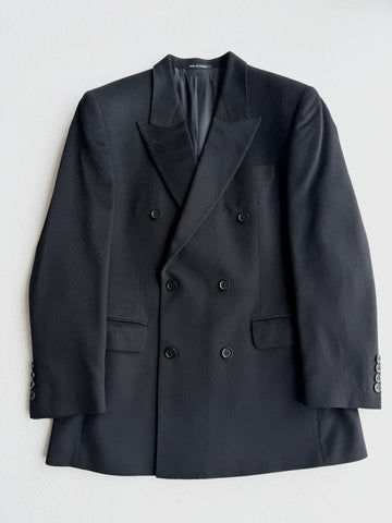 Blazer vintage Loro Piana 100% cashmere nero tg M