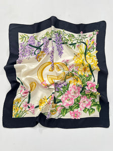 Foulard vintage Gucci in seta