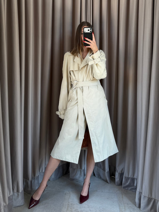 Trench vintage Loro Piana beige tg 44