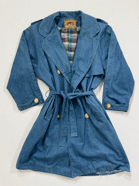 Trench vintage Louis Vuitton sportswear paris denim tg S