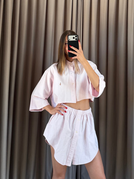 Coordinato vintage Ralph Lauren rosa tg U