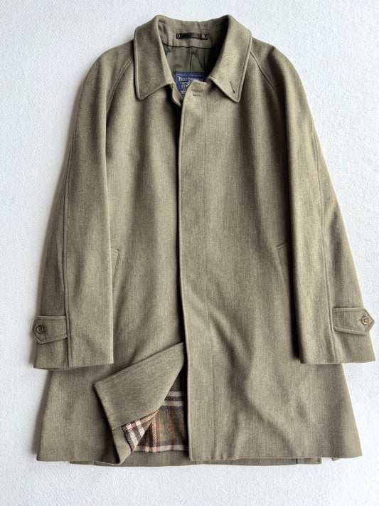 Cappotto vintage Burberry lana verdone tg L/XL