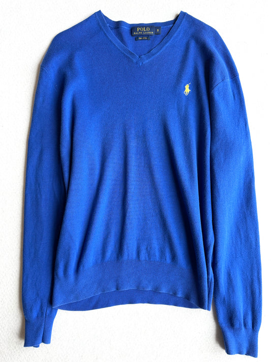 Maglia vintage Ralph Lauren blu tg S/M