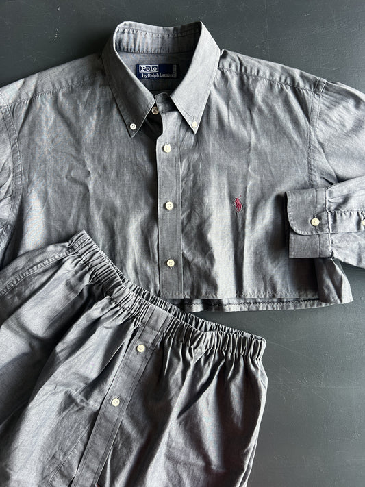 Coordinato vintage Ralph Lauren grigio tg U