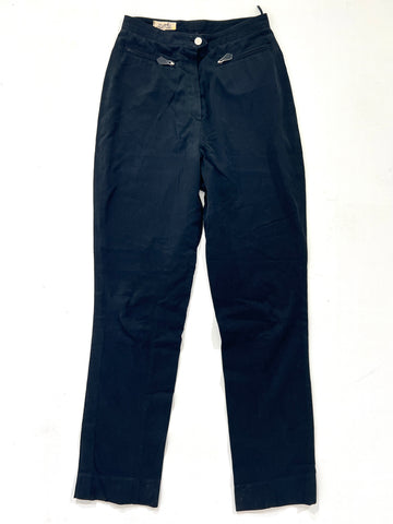 Pantalone vintage Hermes nero tg S