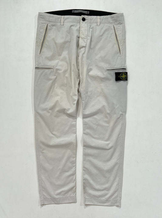 Pantaloni vintage Stone Island bianco tg 50