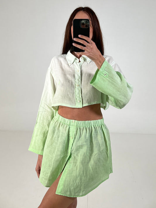 Coordinato vintage Ralph Lauren lino tg U