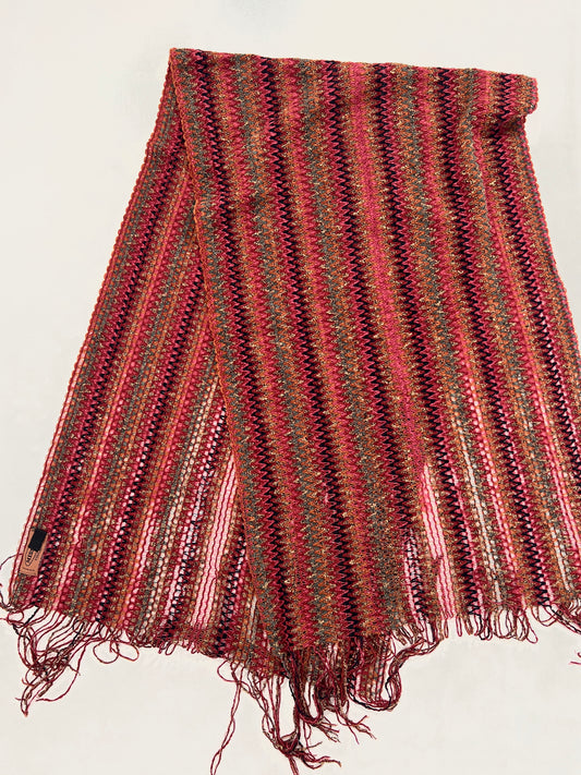 Sciarpa vintage Missoni multicolor lana
