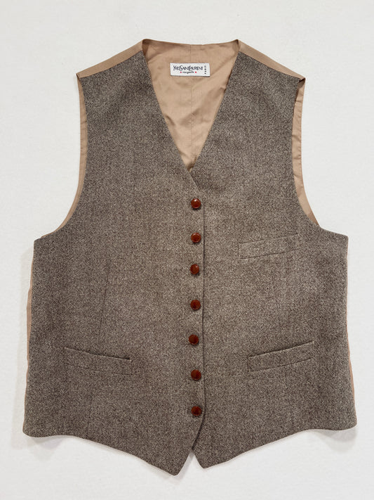Gilet vintage Yves Saint Laurent lana tg L