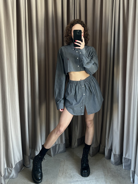 Coordinato vintage Ralph Lauren grigio tg U