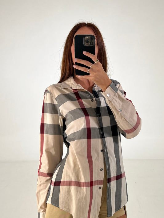 Camicia vintage Burberry in cotone tg S