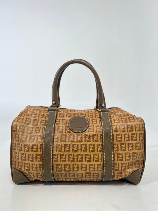 Borsa bauletto vintage Fendi monogram