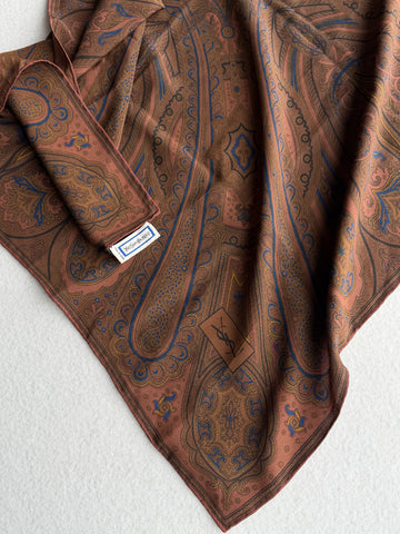 Foulard vintage Yves Saint Laurent seta
