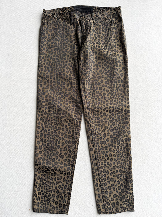 Pantaloni vintage Fendi leopardo tg L