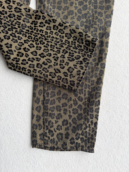 Pantaloni vintage Fendi leopardo tg L