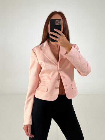 Blazer vintage Dolce & Gabbana rosa tg S