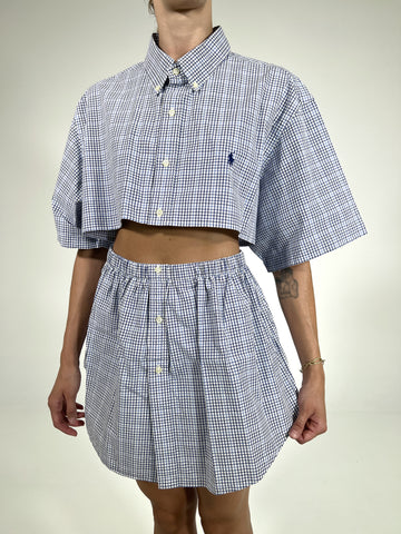 Coordinato vintage Ralph Lauren quadri tg U