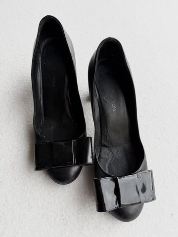 Scarpe vintage L.Vuitton nero tg 38