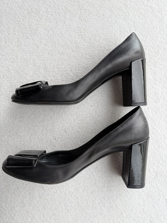 Scarpe vintage L.Vuitton nero tg 38