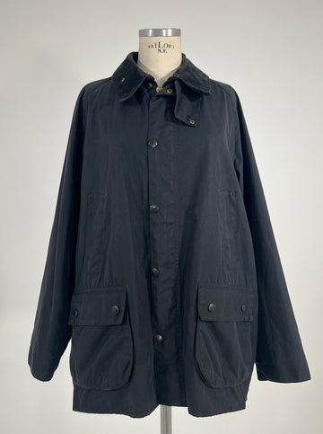 Giacca vintage Barbour Bedale blu tg M