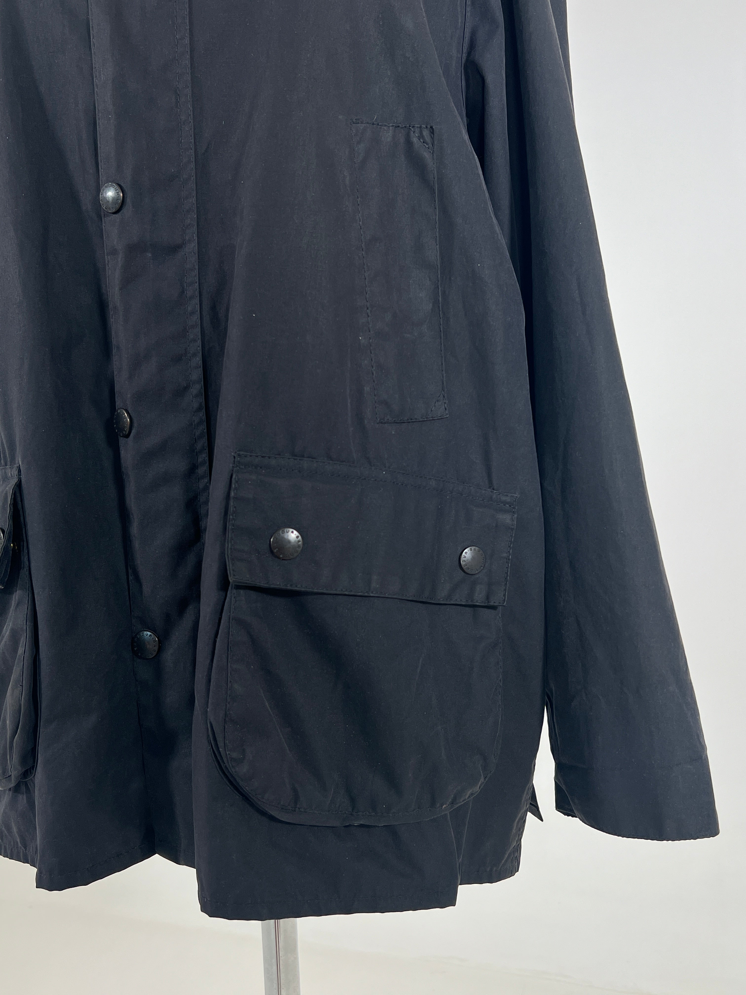 Giacca vintage Barbour Bedale blu tg M