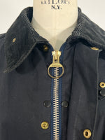 Carica l&#39;immagine nel visualizzatore di Gallery, Giacca vintage Barbour Bedale blu tg M
