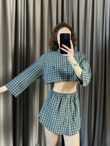 Coordinato vintage Ralph Lauren verde tg U