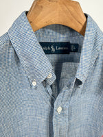 Carica l&#39;immagine nel visualizzatore di Gallery, Camicia vintage Ralph Lauren celeste tg L
