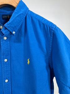 Camicia vintage Ralph Lauren blu tg S