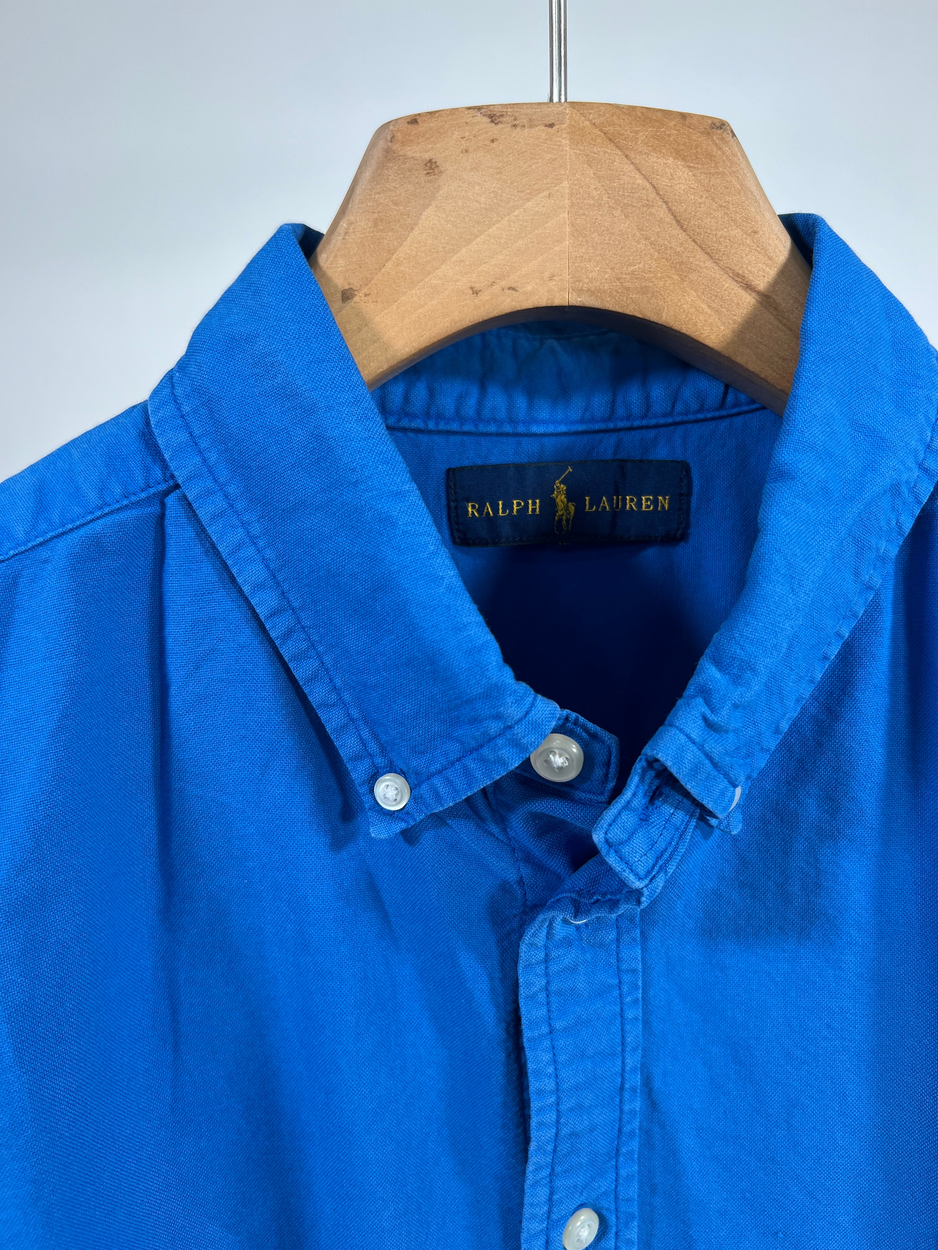 Camicia vintage Ralph Lauren blu tg S