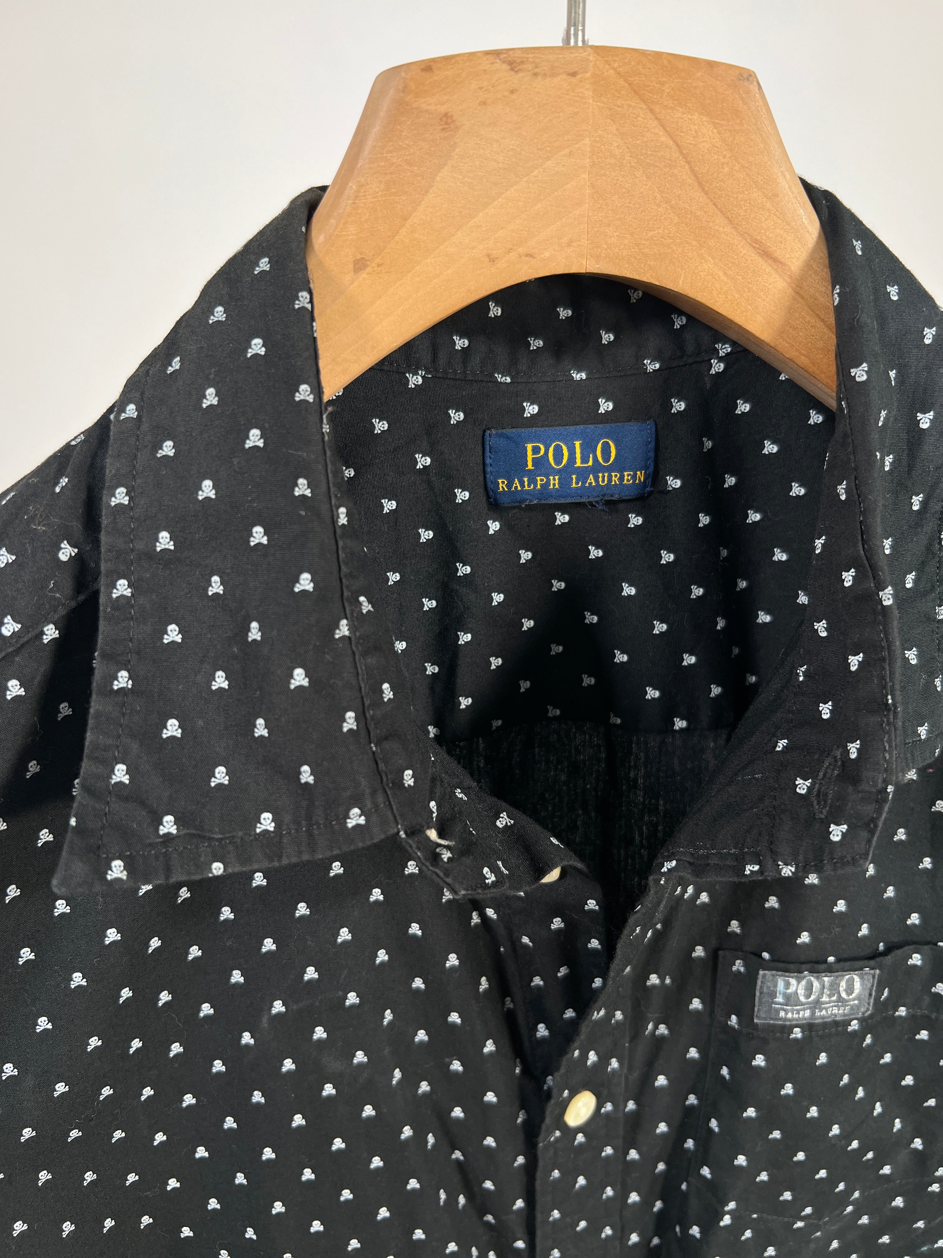 Camicia vintage Ralph Lauren nero tg M