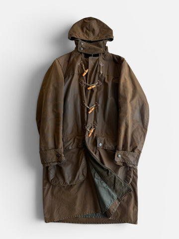 Giacca vintage Barbour Montgomery fango tg M