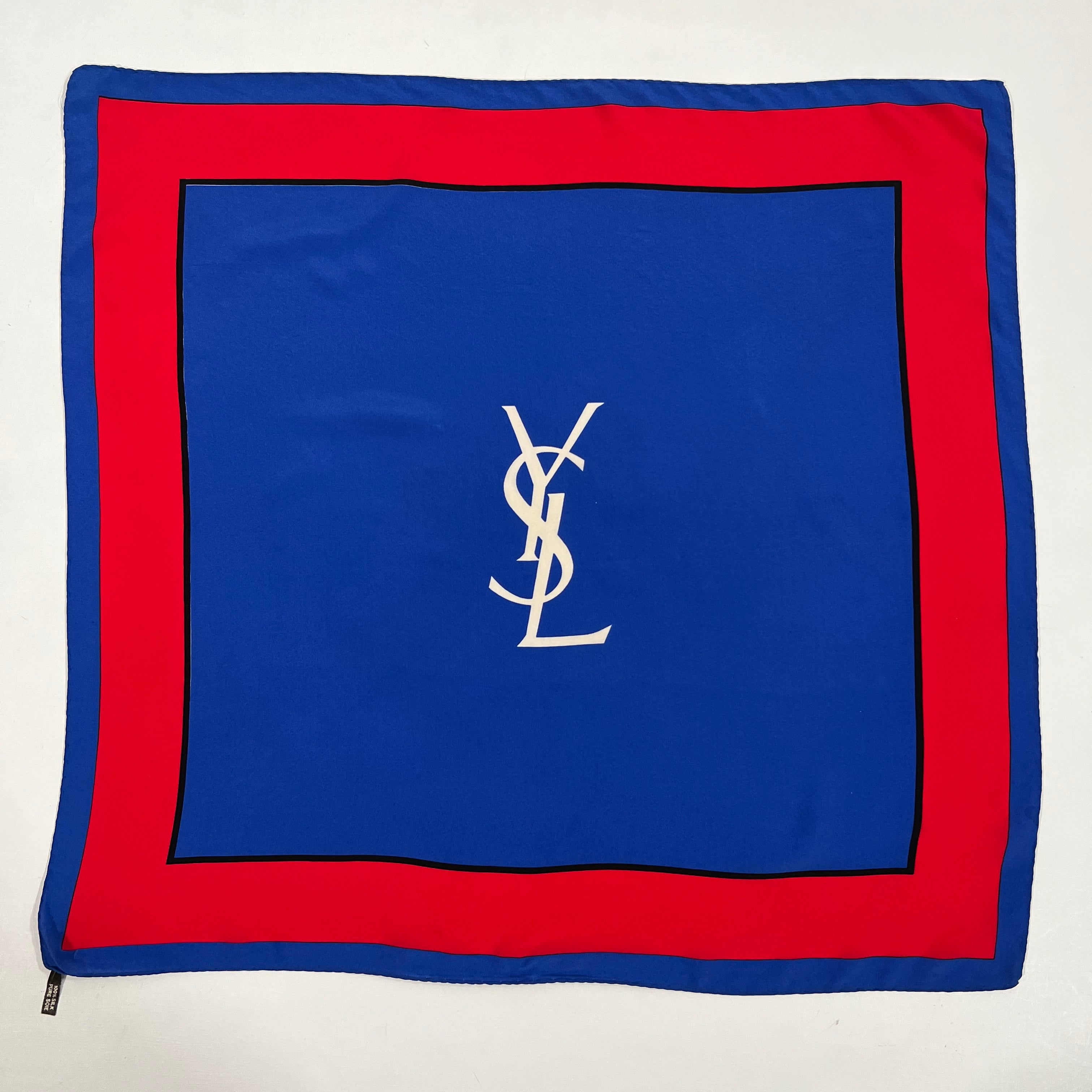 Foulard vintage YSL in seta