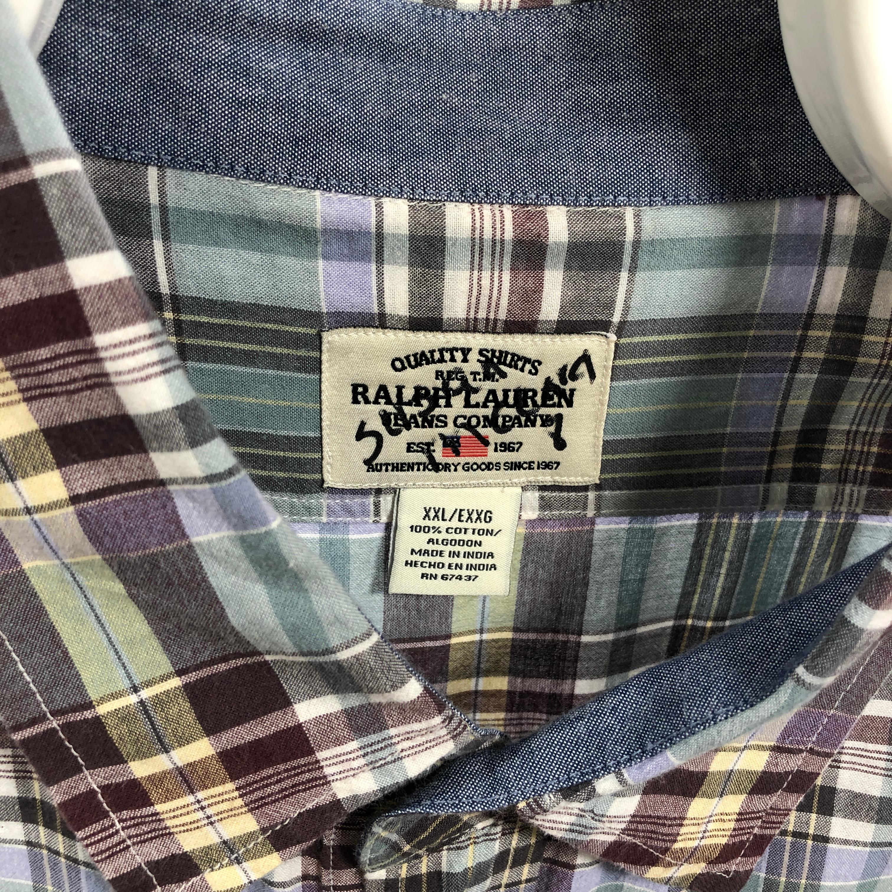 Camicia vintage Ralph Lauren tg XXL