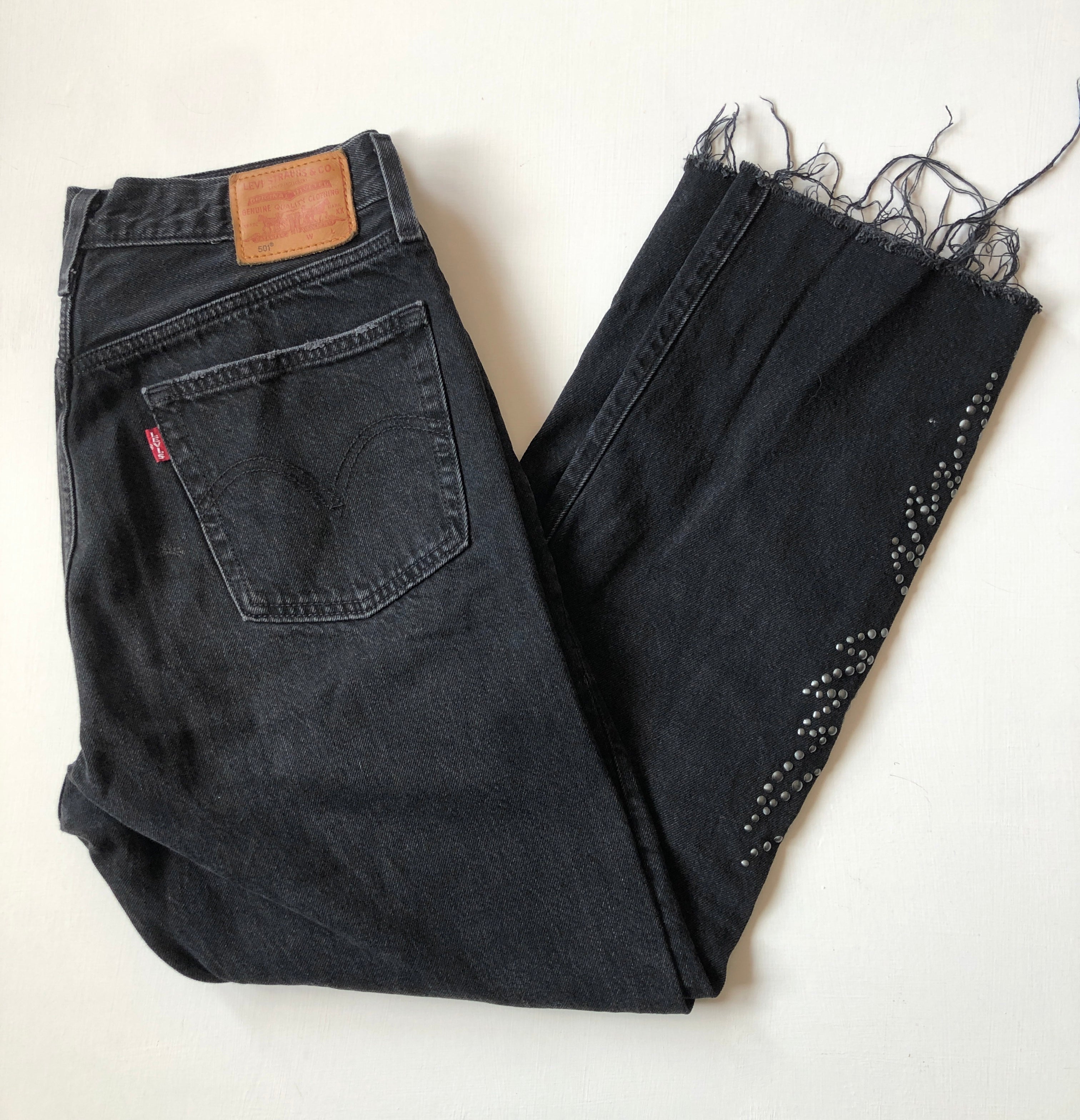 Levi's 501 jeans vintage nero tg 28