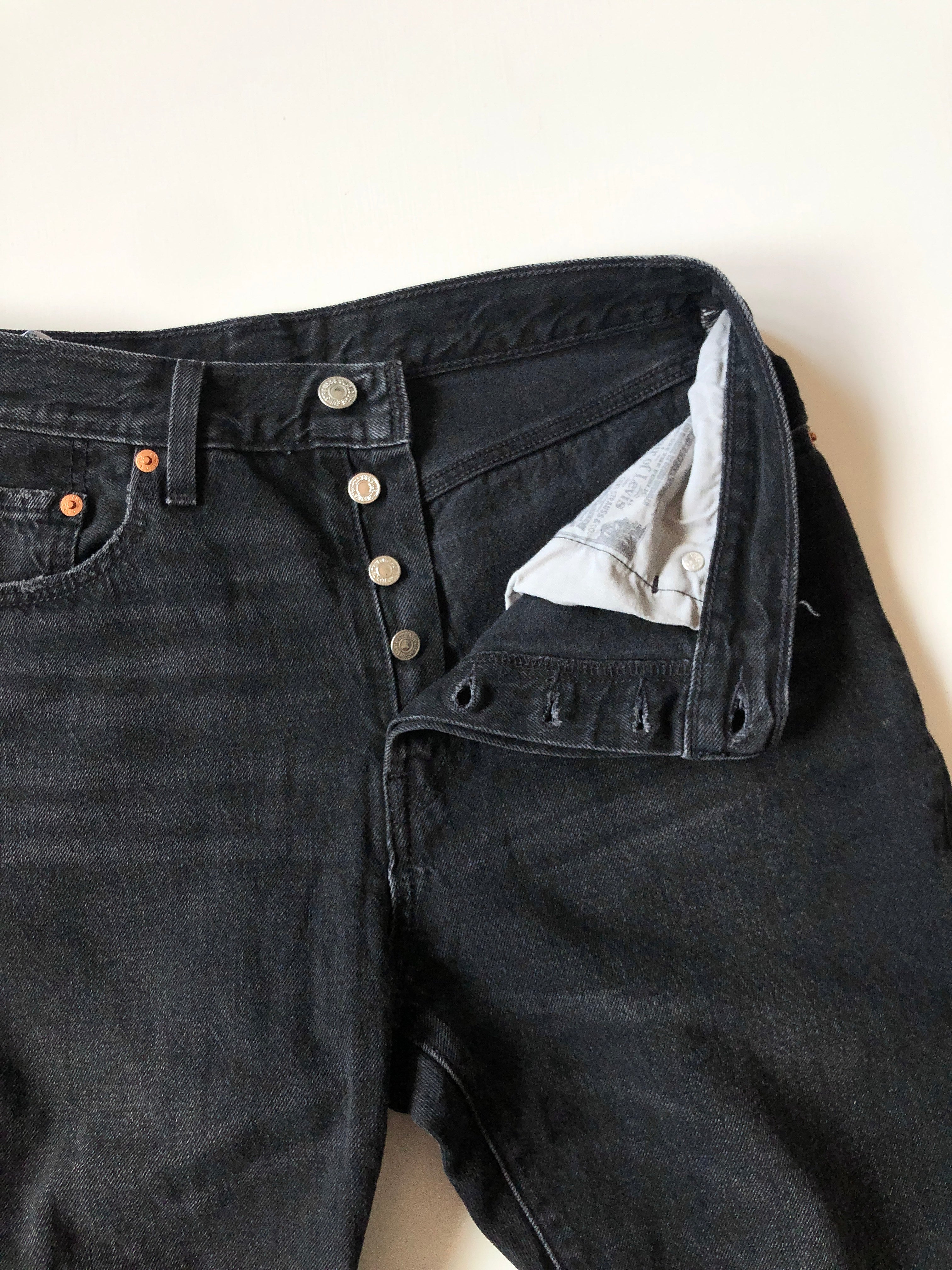 Levi's 501 jeans vintage nero tg 28