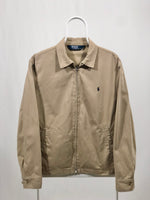 Carica l&#39;immagine nel visualizzatore di Gallery, Giubbotto harrington vintage Ralph Lauren beige tg L
