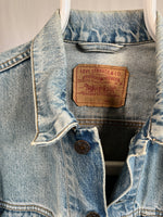 Carica l&#39;immagine nel visualizzatore di Gallery, Giacca vintage Levi&#39;s in denim tg L
