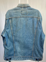 Carica l&#39;immagine nel visualizzatore di Gallery, Giacca vintage Levi&#39;s in denim tg L
