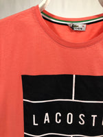 Carica l&#39;immagine nel visualizzatore di Gallery, T-shirt vintage Lacoste pesca tg XL
