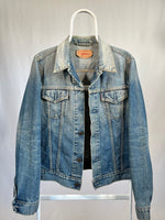 Carica l&#39;immagine nel visualizzatore di Gallery, Giacca vintage Levi&#39;s in denim tg L
